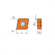 CCGT060202-AK HRK10 Токарная пластина HUAREAL