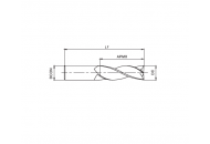 B3L01000HN Фреза твердосплавная HUAREAL B3L01000HN Фреза твердосплавная HUAREAL