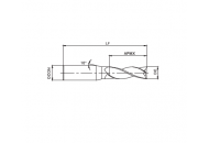 B3S0100HN-4 Фреза твердосплавная HUAREAL B3S0100HN-4 Фреза твердосплавная HUAREAL