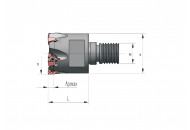 KH-2504-ZN04-M12 фрезерная головка HARDSTONE