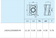 LNGX120508ER-M HS5120 фрезерная пластина HADSTO LNGX120508ER-M HS5120 фрезерная пластина HADSTO