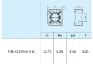 SNMX1205ANN-M HS5120 фрезерная пластина HADSTO