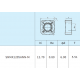 Фрезерная пластина SNMX1205ANN-M HS5120 HADSTO