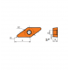 VBGT160408-AK HRK10 Токарная пластина HUAREAL