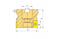 CSM190-040A1605-AO11 корпус фрезы HARDSTONE