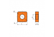 SNMG120404-HAF HR7125 Токарная пластина HUAREAL