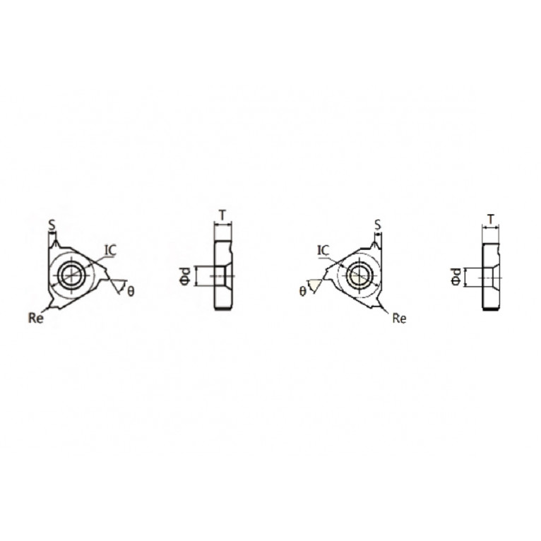16ER115NPT HS5125 пластина резьбовая HADSTO 16ER115NPT HS5125 пластина резьбовая HADSTO